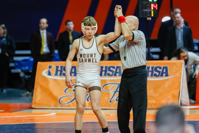 Illinois state wrestling championships February 18 2023 Nate Latsch 15398